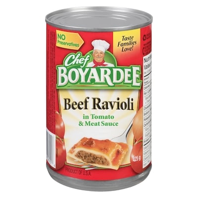 Chef Boyardee Beef Ravioli 425 g, $0.41/100g
