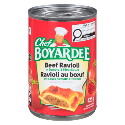 Chef Boyardee Beef Ravioli 425 g, $0.52/100g