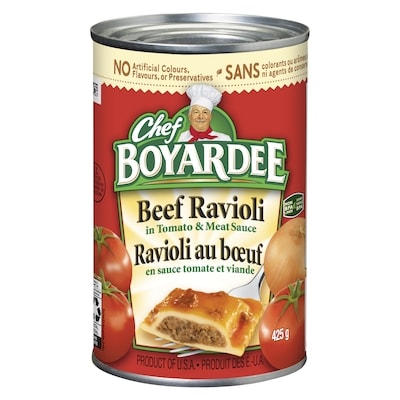 Chef Boyardee Chef Boyardee Ravioli Boeuf 425 g, 0,41 $/100g