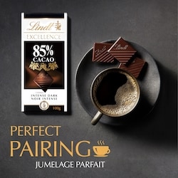 Lindt EXCELLENCE 85% Cacao Dark Chocolate Bar - 100 g | Zehrs