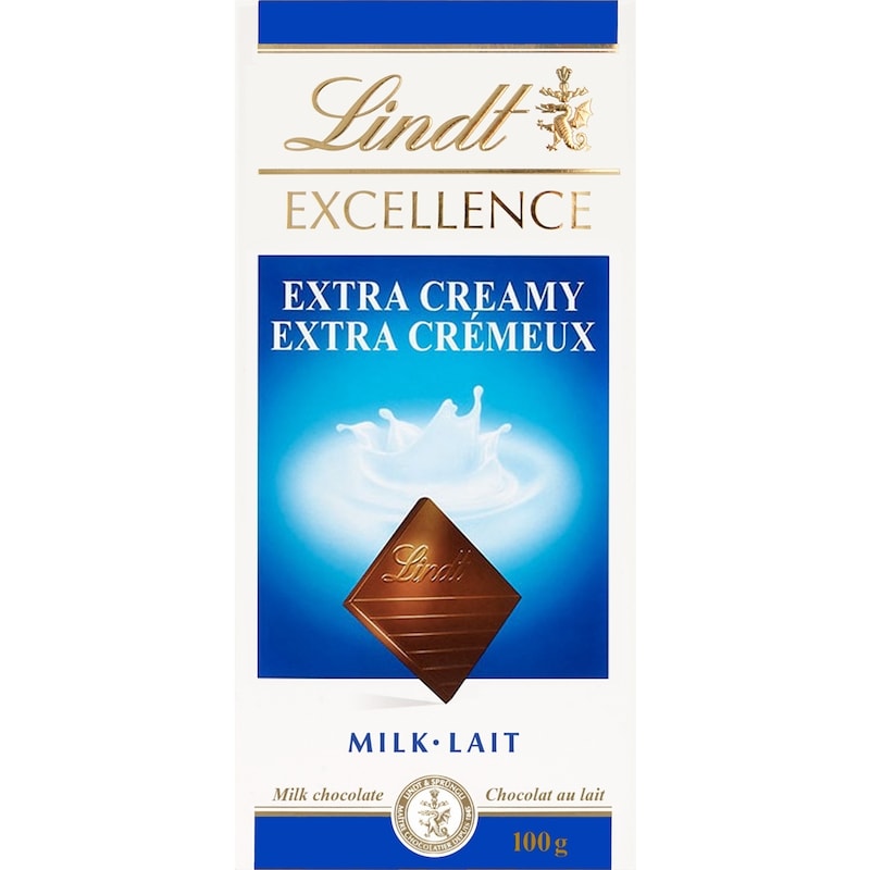 Lindt EXCELLENCE Extra Creamy Milk Chocolate Bar - 100 g | Loblaws