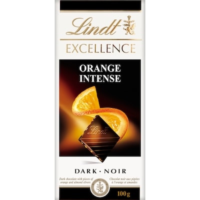 Lindt EXCELLENCE Orange Intense Dark Chocolate Bar 100 g, $4.99/100g