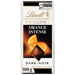 Lindt EXCELLENCE Barre de chocolat noir à l’orange intense 100 g, 5,00 $/100g