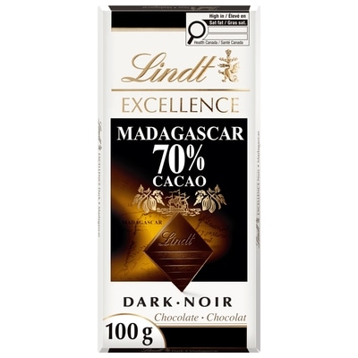 Lindt EXCELLENCE Madagascar 70% Cacao Dark Chocolate Bar 100 g, $5.50/100g