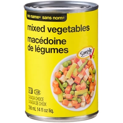 Sans Nom Macédoine de légumes 398 ml, 0,38 $/100ml