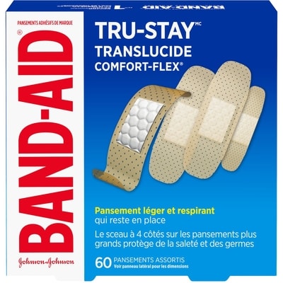 Band-Aid Pansements Comfort-Flex 60 ea, 0,10 $/1ch