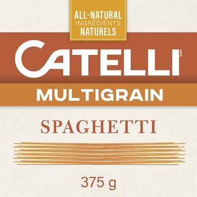 Catelli Multigrain, Spaghetti Pasta 375 g, $0.80/100g