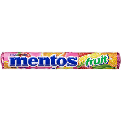 Mentos Fruits casher 37.5 g, 5,31 $/100g