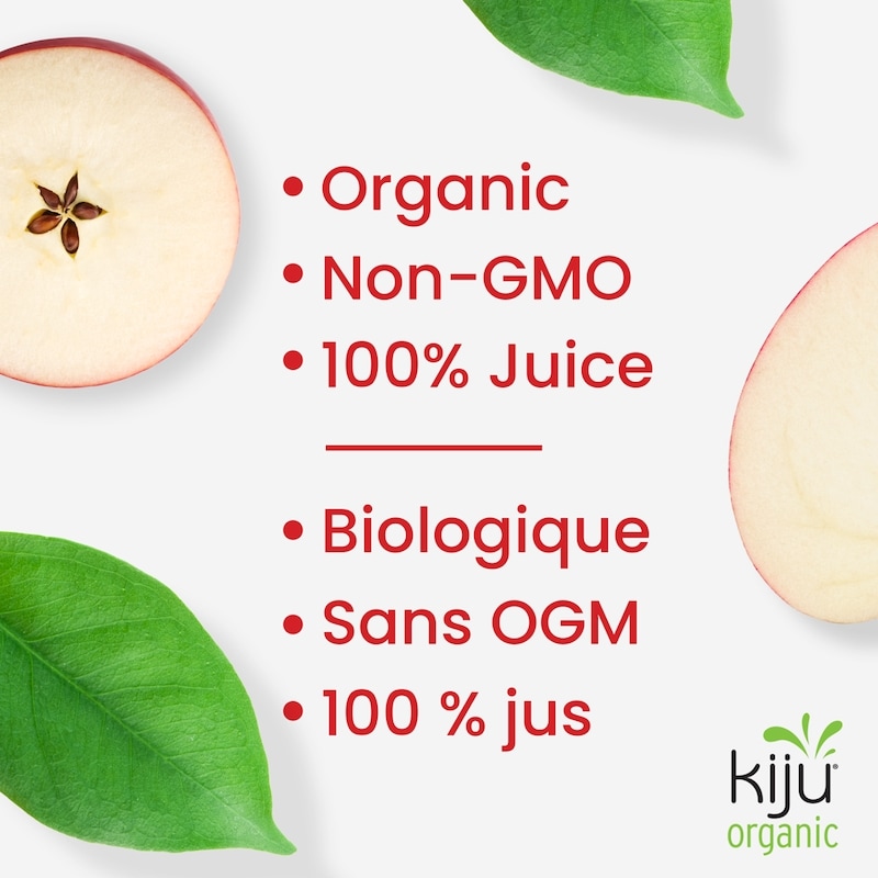 Organic 100% Pure Apple Juice