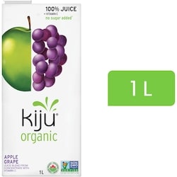 Kiju Organic Apple Grape Fruit Juice Blend 1 l, $0.28/100ml