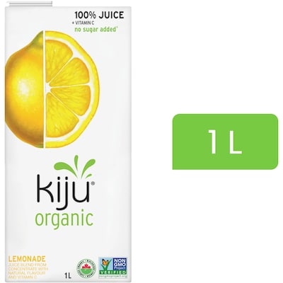 Kiju Organic Lemonade Fruit Juice Blend 1 l, $0.50/100ml