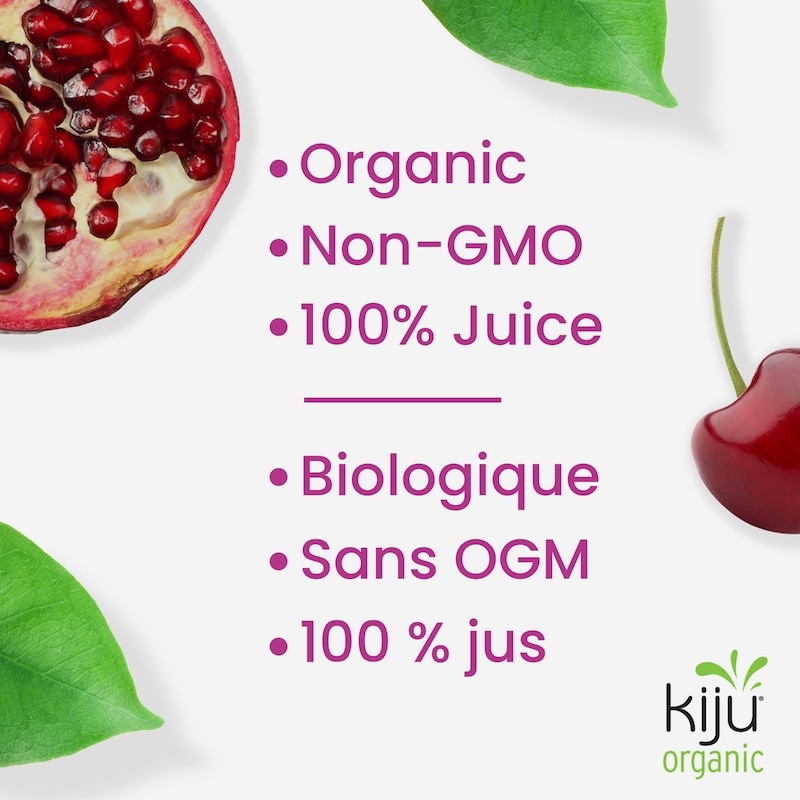 Organic Pomegranate Cherry Fruit Juice Blend