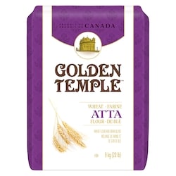 Golden Temple Wheat Atta Flour 9 kg, $0.19/100g
