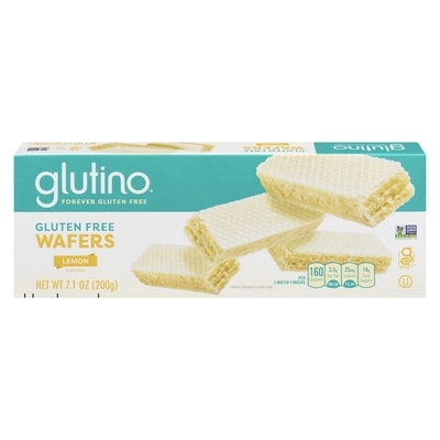 Glutino Gluten-Free Wafers, Lemon 200 g, $2.90/100g