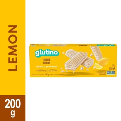 Glutino Gaufrettes sans gluten citron 200 g, 3,25 $/100g