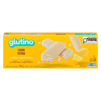 Glutino Gaufrettes sans gluten citron 200 g, 3,00 $/100g