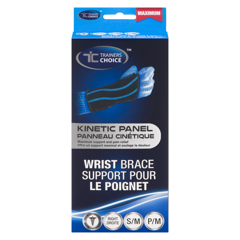 Wrist Brace Right Kinetic Panel S/M 