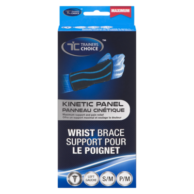 Trainers Choice Wrist Brace Left Kinetic Panel S/M 1 ea, $30.99/1ea