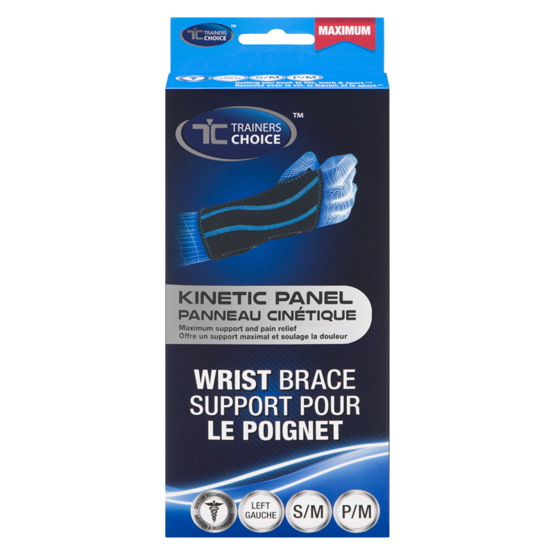 Wrist Brace Left Kinetic Panel S/M
