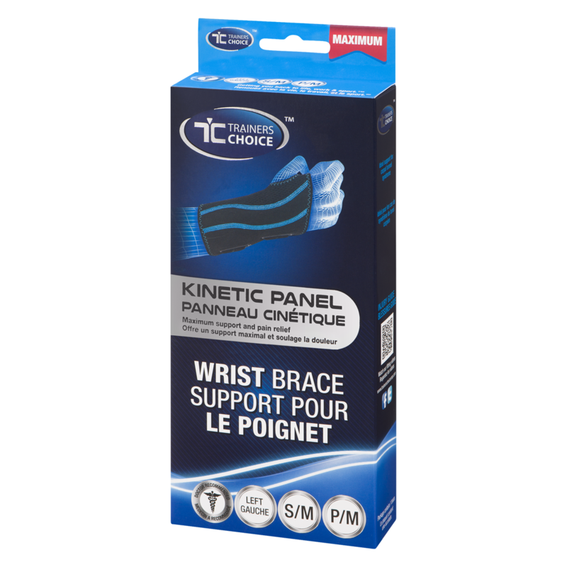 Wrist Brace Left Kinetic Panel S/M