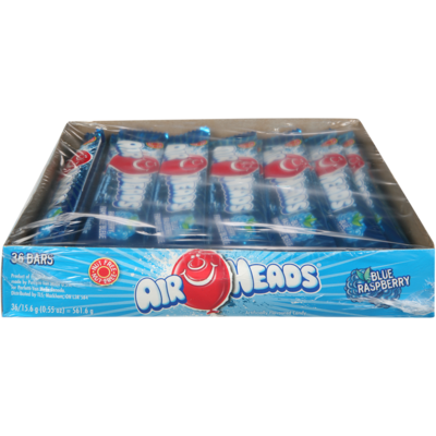 Airheads Blue Raspberry      36x15.6 g, $1.33/100g