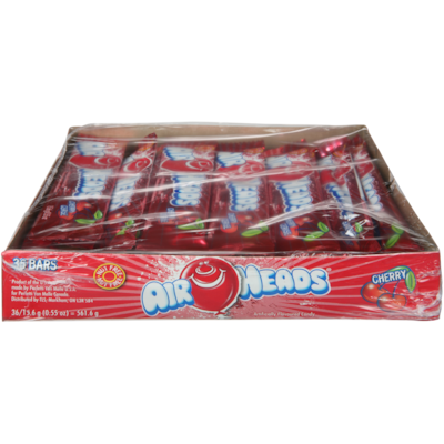Air Heads Friandise Airheads cerise 36x15.6 g, 1,33 $/100g