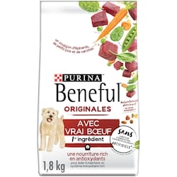 Purina Beneful Originales originales avec vrai buf dry food 1.8 kg, 0,78 $/100g