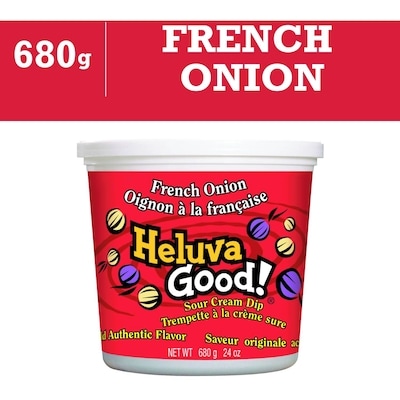 Heluva French Onion Sour Cream Dip 680 g, $1.25/100g