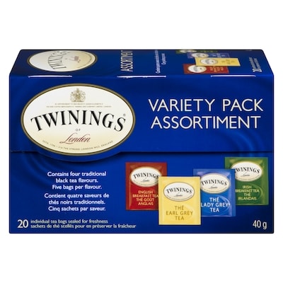 Twinings 20ct Variety Pack 20 ea, $0.25/1ea