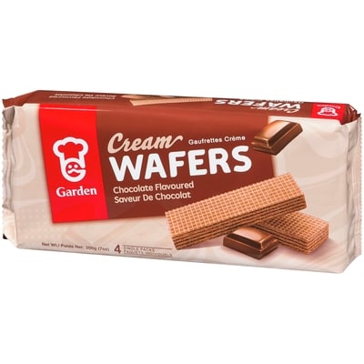 Gaufrettes à saveur de chocolat