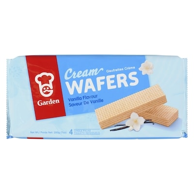 Garden Cream Wafers, Vanilla Flavour 200 g, $1.00/100g