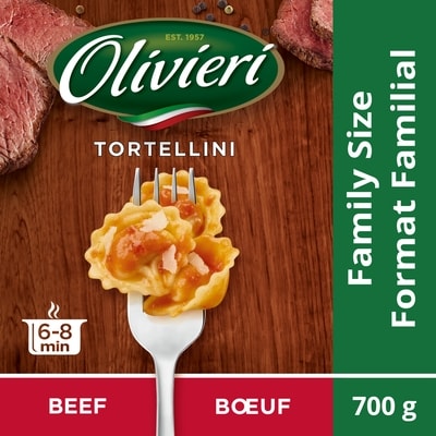Olivieri Oli 902995 Tortellini Boeuf  700 g, 1,86 $/100g