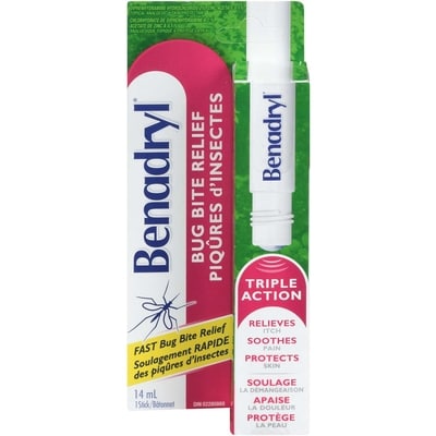 Benadryl Itch and Pain Relief Stick for Bug Bites 14 ml, $71.36/100ml
