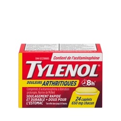 Tylenol Douleurs arthritiques 24 ea, 0,35 $/1ch