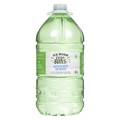 Ice River Springs Eau de source distillée 4 l, 0,05 $/100ml