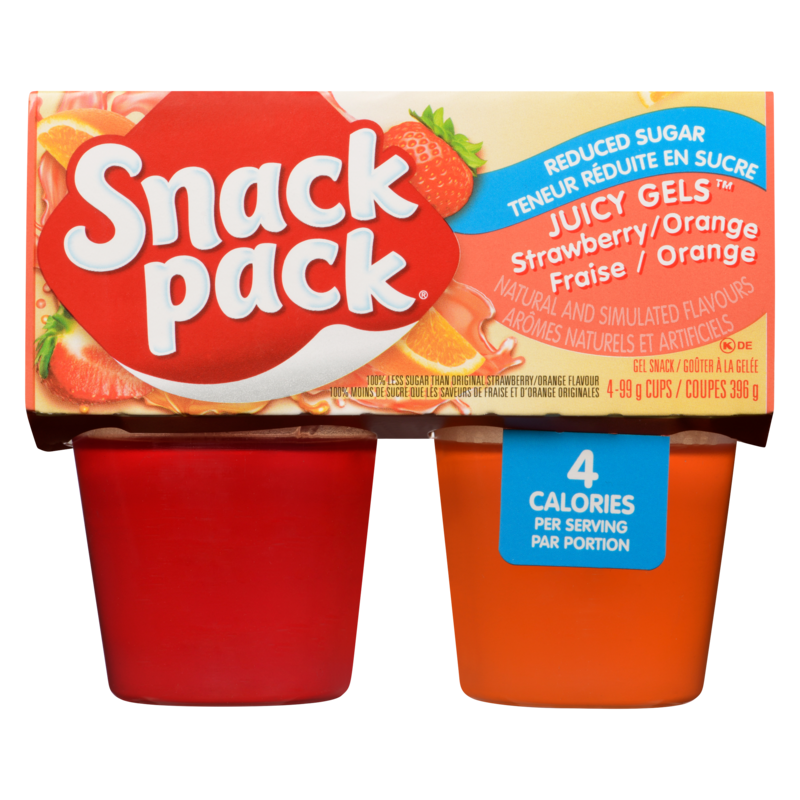 Juicy Gels Strawberry/Orange Reduced Sugar