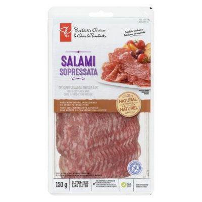 President's Choice Sopressata Salami 150 g, $56.60/1kg $5.66/100g