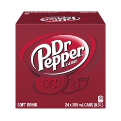 Dr Pepper Soda 24x355.0 ml, $0.19/100ml