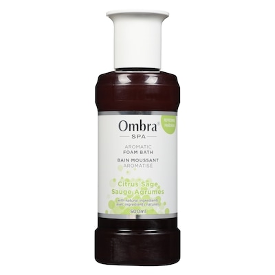 Ombra Spa Aromatic Foam Bath Citrus Sage 500 ml, $2.30/100ml