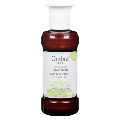 Ombra Bain Moussant Aromatisé Sauge Agrumes 500 ml, 2,30 $/100ml