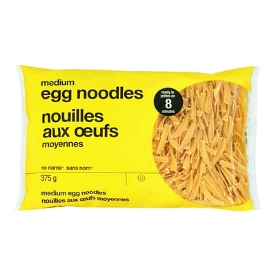 Sans Nom Nouil. aux oeufs moyenne 340 g, 0,97 $/100g