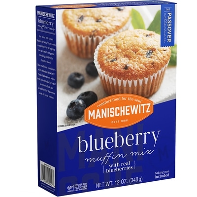 Manischewitz Mélange à muffins avec de vraies myrtilles, myrtilles 340 g, 2,94 $/100g