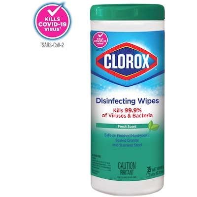 Clorox Wipes Disinfecting, Fresh Scent 35 ea, $0.11/1ea