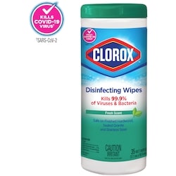 Clorox Serviettes désinfectantes au parfum fraîcheur 35 ea, 0,12 $/1ch