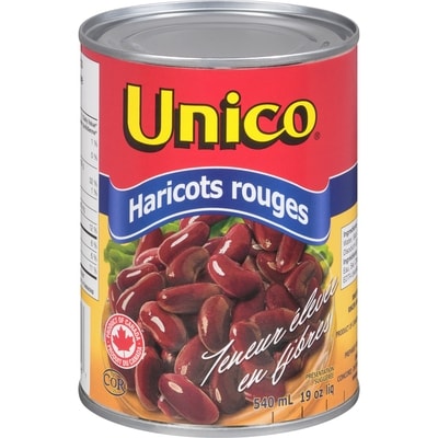 Unico Haricots rouges 540 ml, 0,37 $/100ml