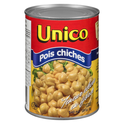 Unico Pois chiches 540 ml, 0,37 $/100ml