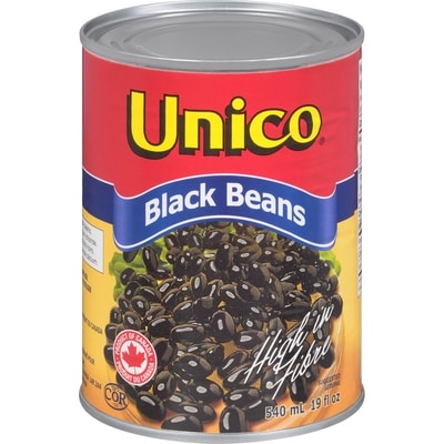 Unico Black Beans 540 ml, $0.37/100ml