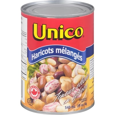 Unico Mélange de haricots 540 ml, 0,46 $/100ml