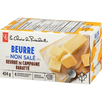Beurre de campagne barraté non salé