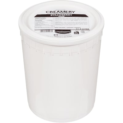Chapmans Markdale Creamery Strawberry Ice Cream 11.4 l, $0.26/100ml